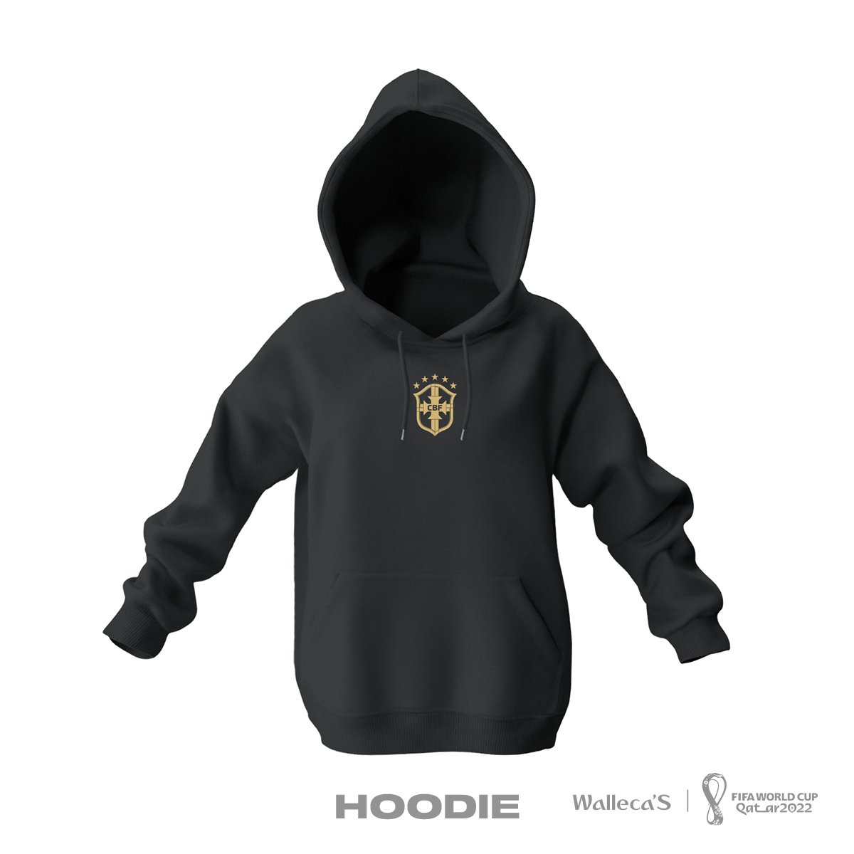 Brezilya: Gold Edition Kapüşonlu Hoodie