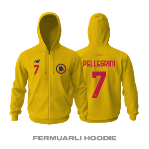 Roma: Third Edition 2021/2022 Fermuarlı Kapüşonlu Hoodie