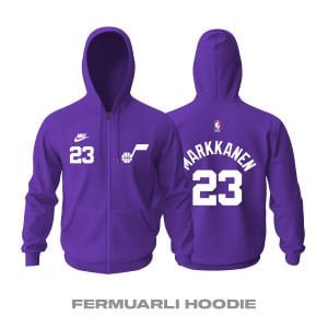 Utah Jazz: Classic Edition 2023/2024 Fermuarlı Hoodie