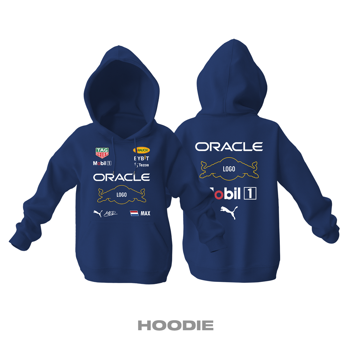 Oracle Racing: Navy Edition 2022 Kapüşonlu Hoodie