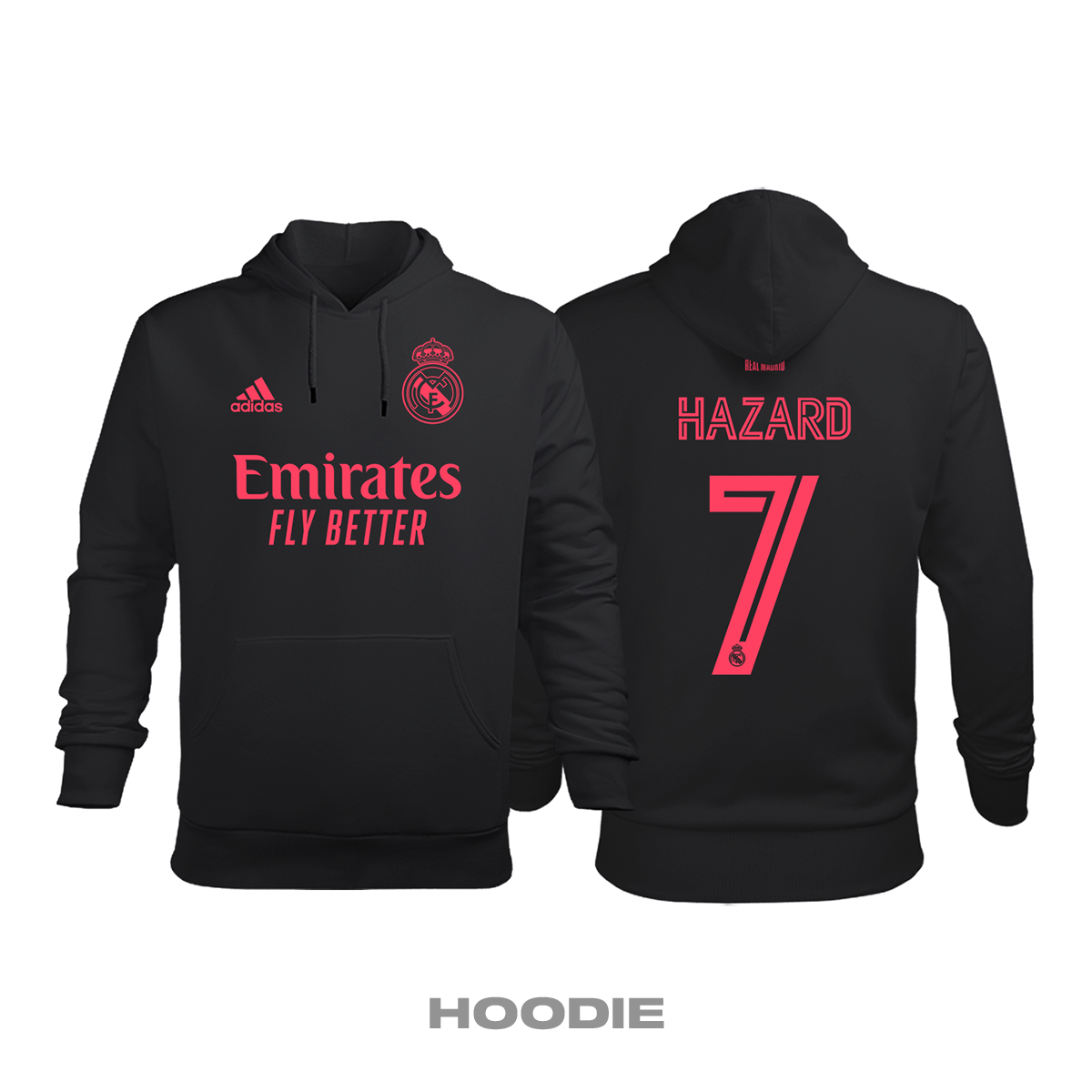 Real Madrid: Third Edition 2020/2021 Kapüşonlu Hoodie