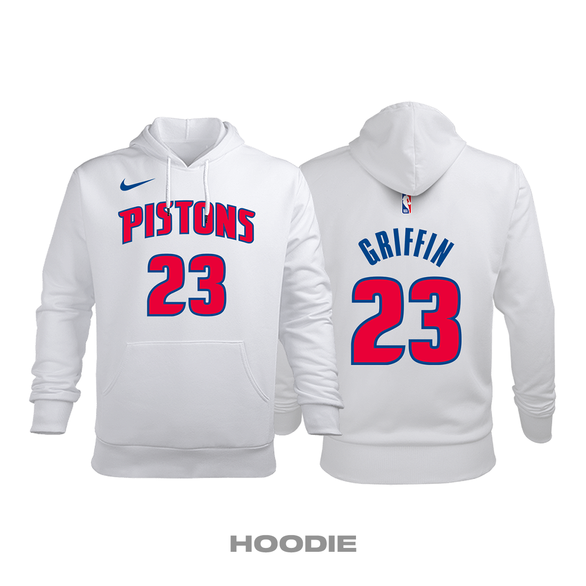 Detroit Pistons: Association Edition 2018/2019 Kapüşonlu Hoodie