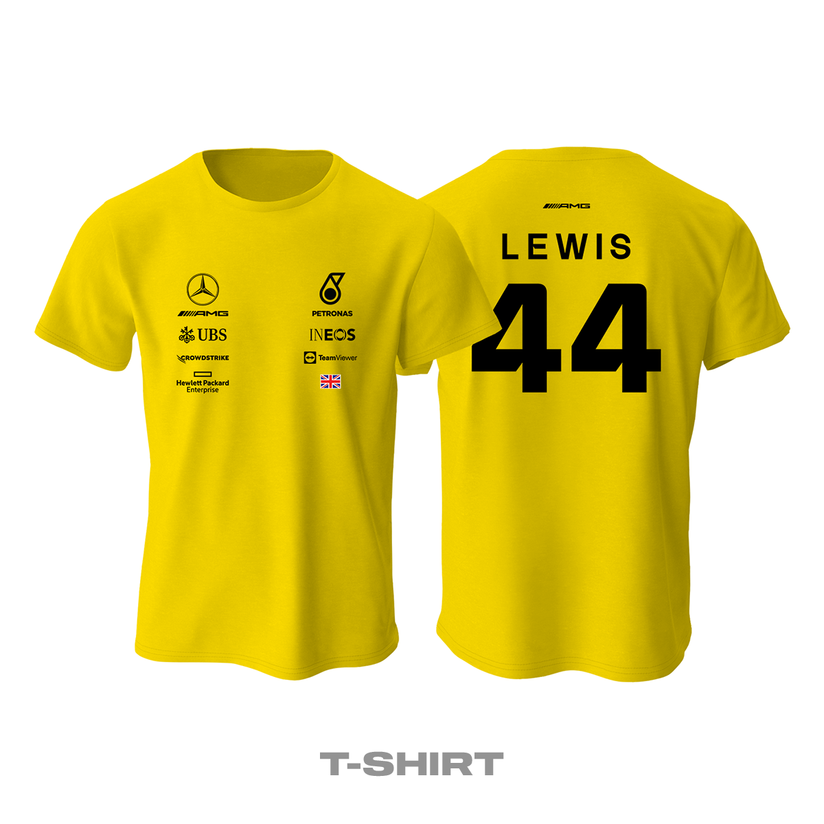 AMG Petronas F1 Team: W14 Yellow Crew Edition 2023 Tişört