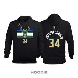 Milwaukee Bucks: Statement Edition 2020/2021 Kapüşonlu Hoodie