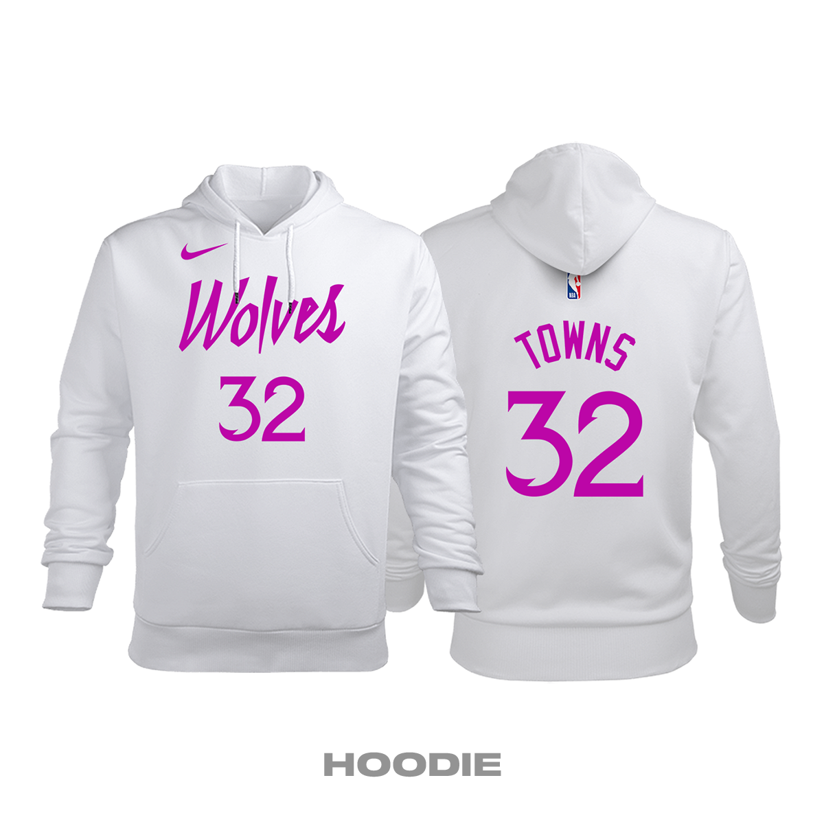 Minnesota Timberwolves: Earned Edition 2018/2019 Kapüşonlu Hoodie