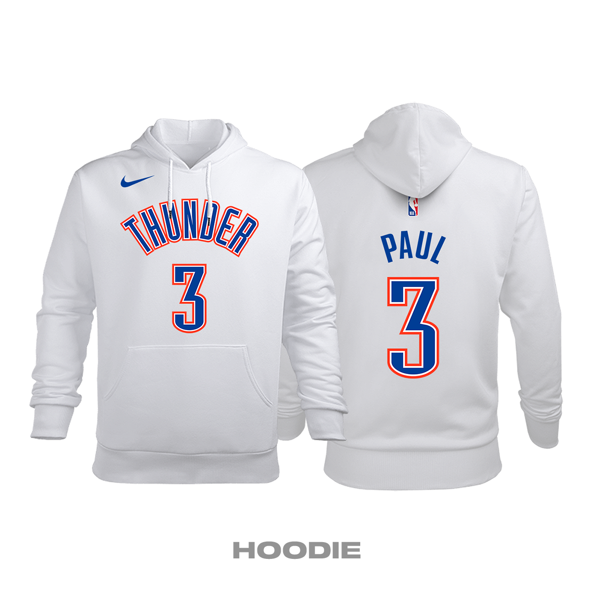 Oklahoma City Thunder: Association Edition 2017/2018 Kapüşonlu Hoodie