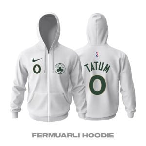 Boston Celtics: City Edition 2023/2024 Fermuarlı Hoodie