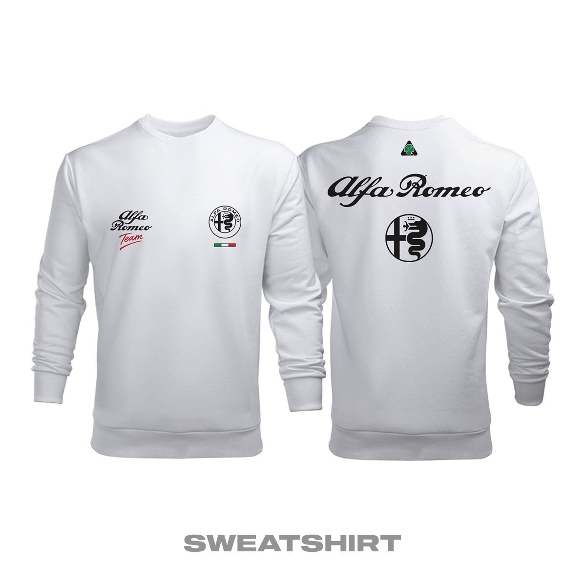 Team Alfa Romeo: White Edition 2025 Sweatshirt