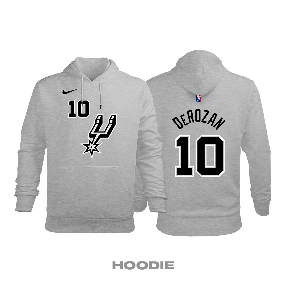 San Antonio Spurs: Statement Edition 2017/2018 Kapüşonlu Hoodie