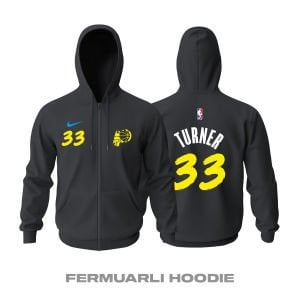 Indiana Pacers: City Edition 2023/2024 Fermuarlı Hoodie