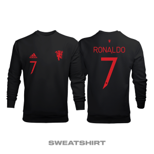 Manchester United: Black Devil Edition 2021/2022 Sweatshirt