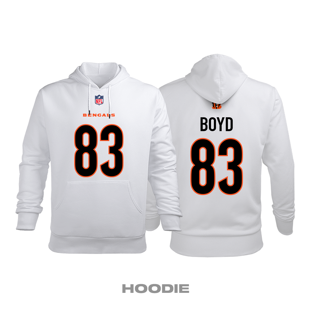 Cincinnati Bengals: Road Edition 2020/2021 Kapüşonlu Hoodie