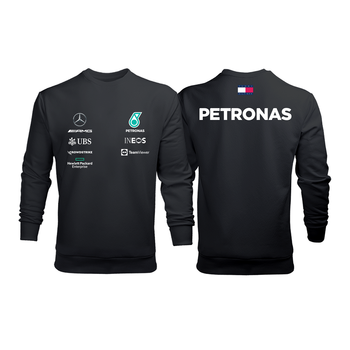 AMG Petronas F1 Team: Black Crew Edition Sweatshirt