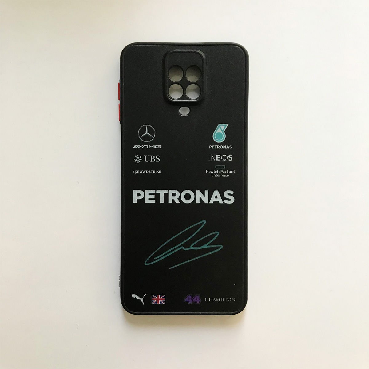 OUTLET - Petronas Black Edition: L.Hamilton - Xiaomi Note 9S