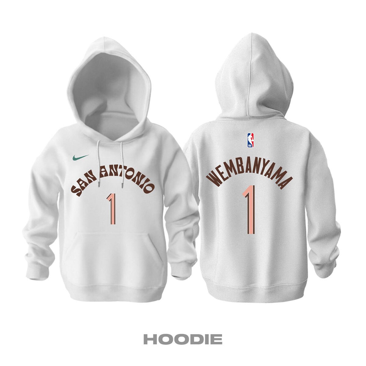 San Antonio Spurs: City Edition 2023/2024 Kapüşonlu Hoodie