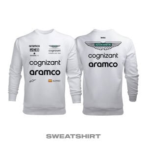 Aston Martin F1 Team: White Edition 2023 Sweatshirt