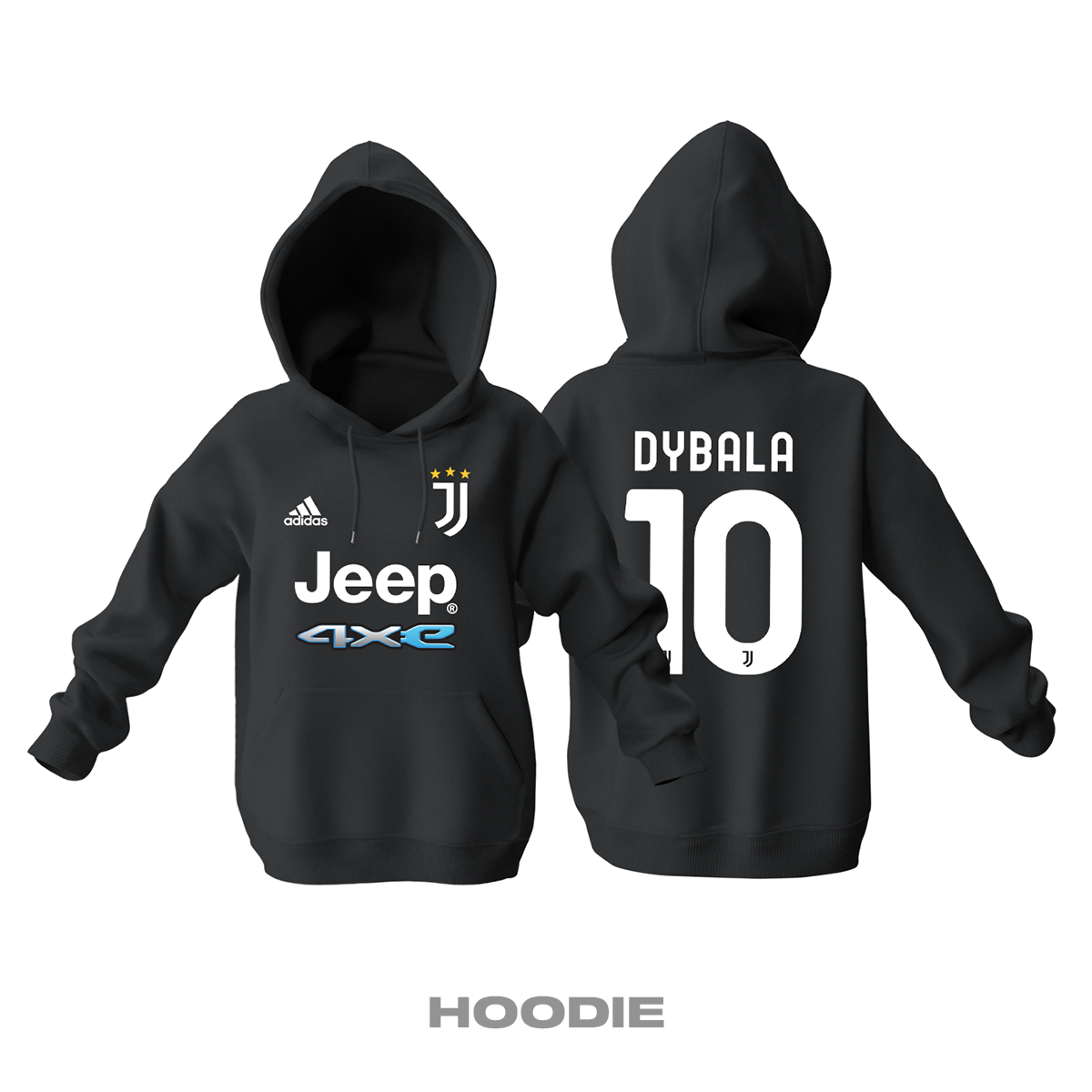 Juventus: Away Edition 2021/2022 Kapüşonlu Hoodie