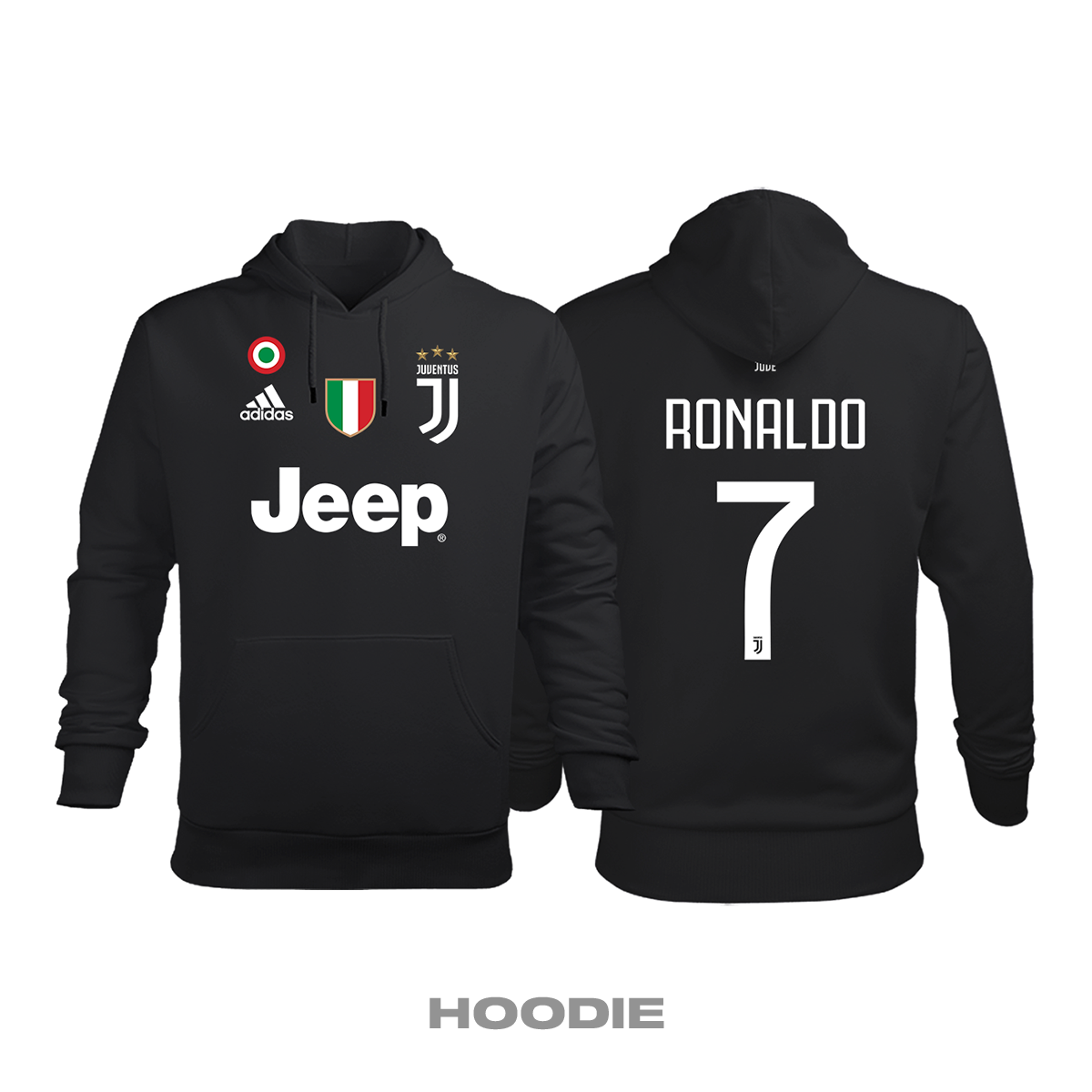Juventus: Home Edition 2019/2020 Kapüşonlu Hoodie