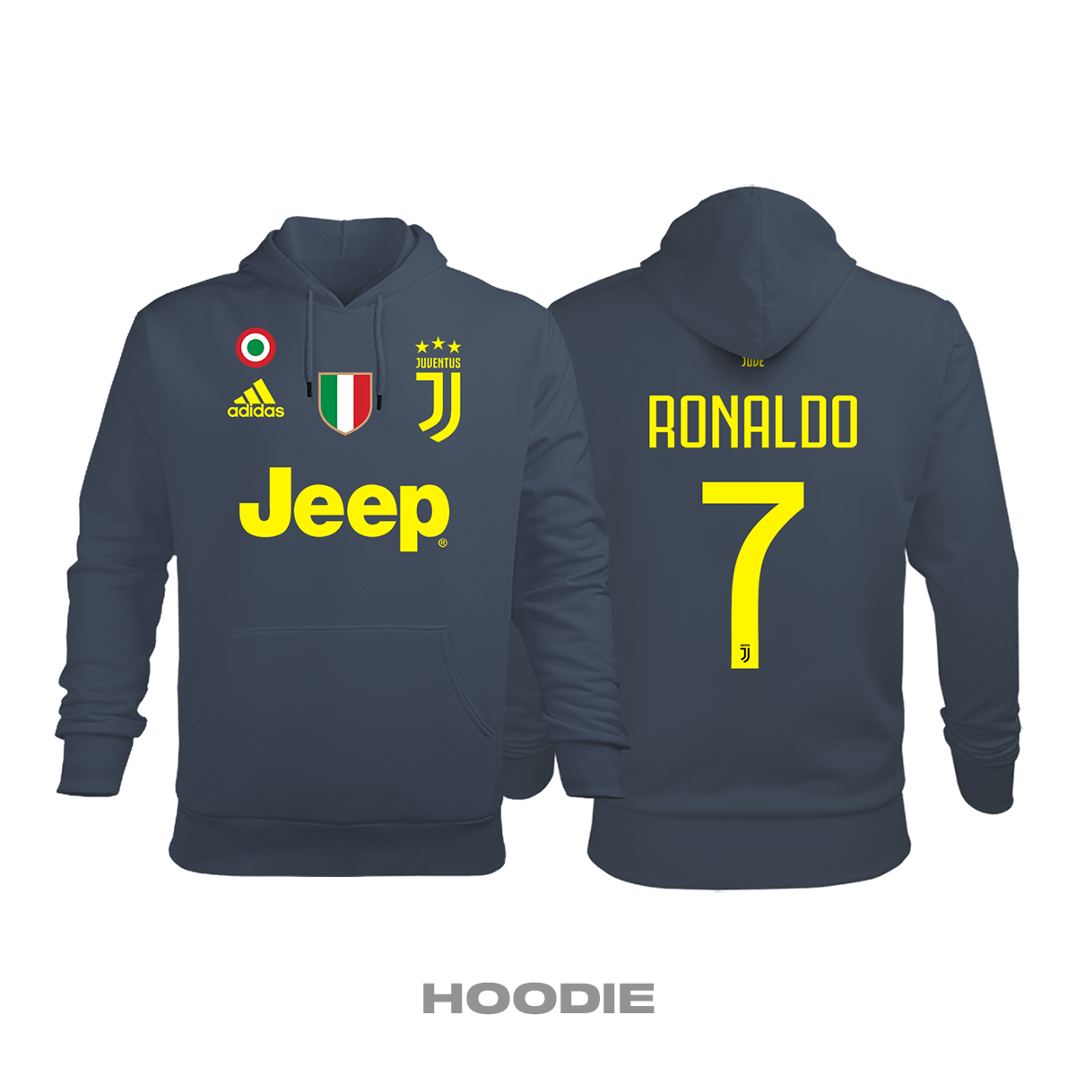 Juventus: Third Edition 2018/2019 Kapüşonlu Hoodie