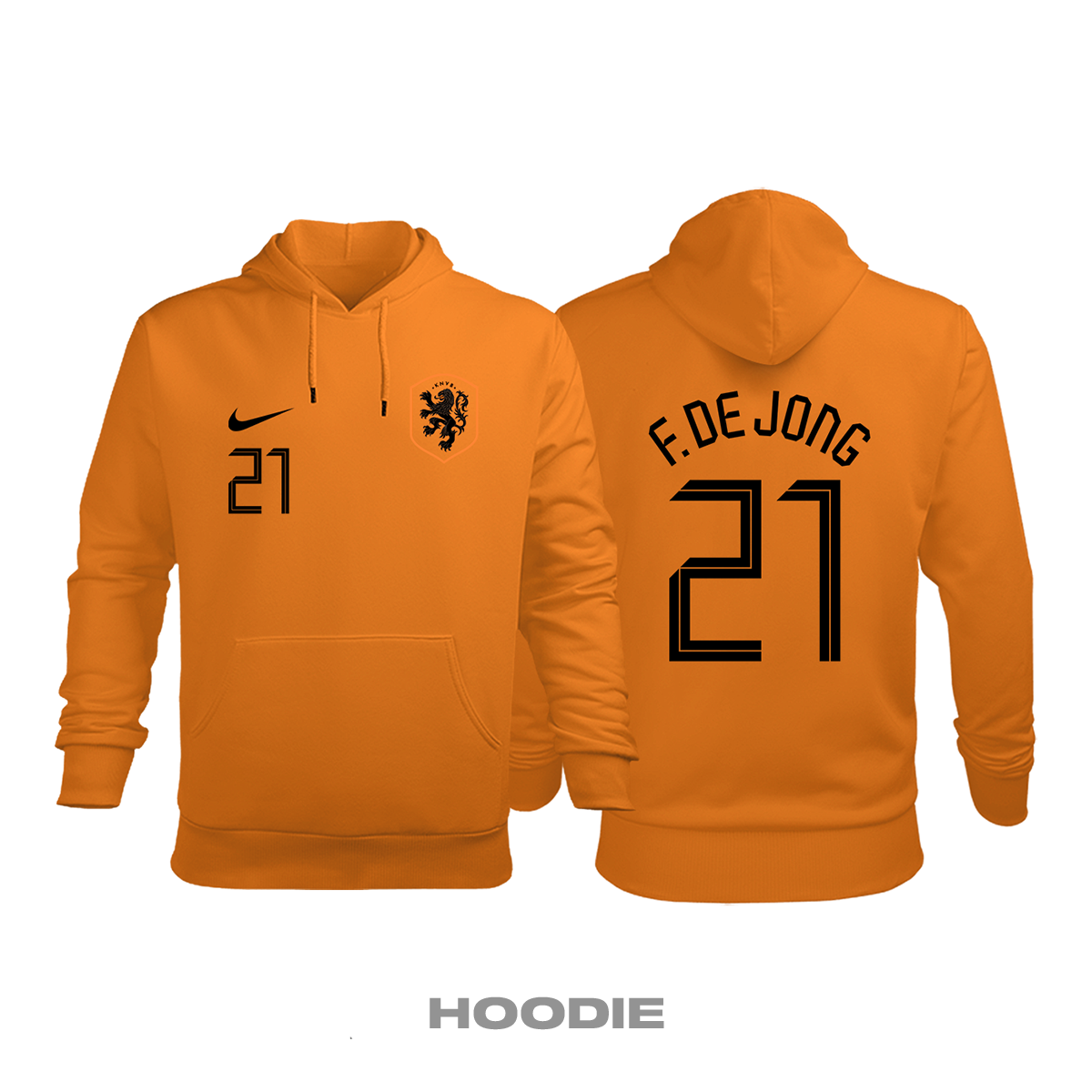 Hollanda: Home Edition 2019/2020 Kapüşonlu Hoodie