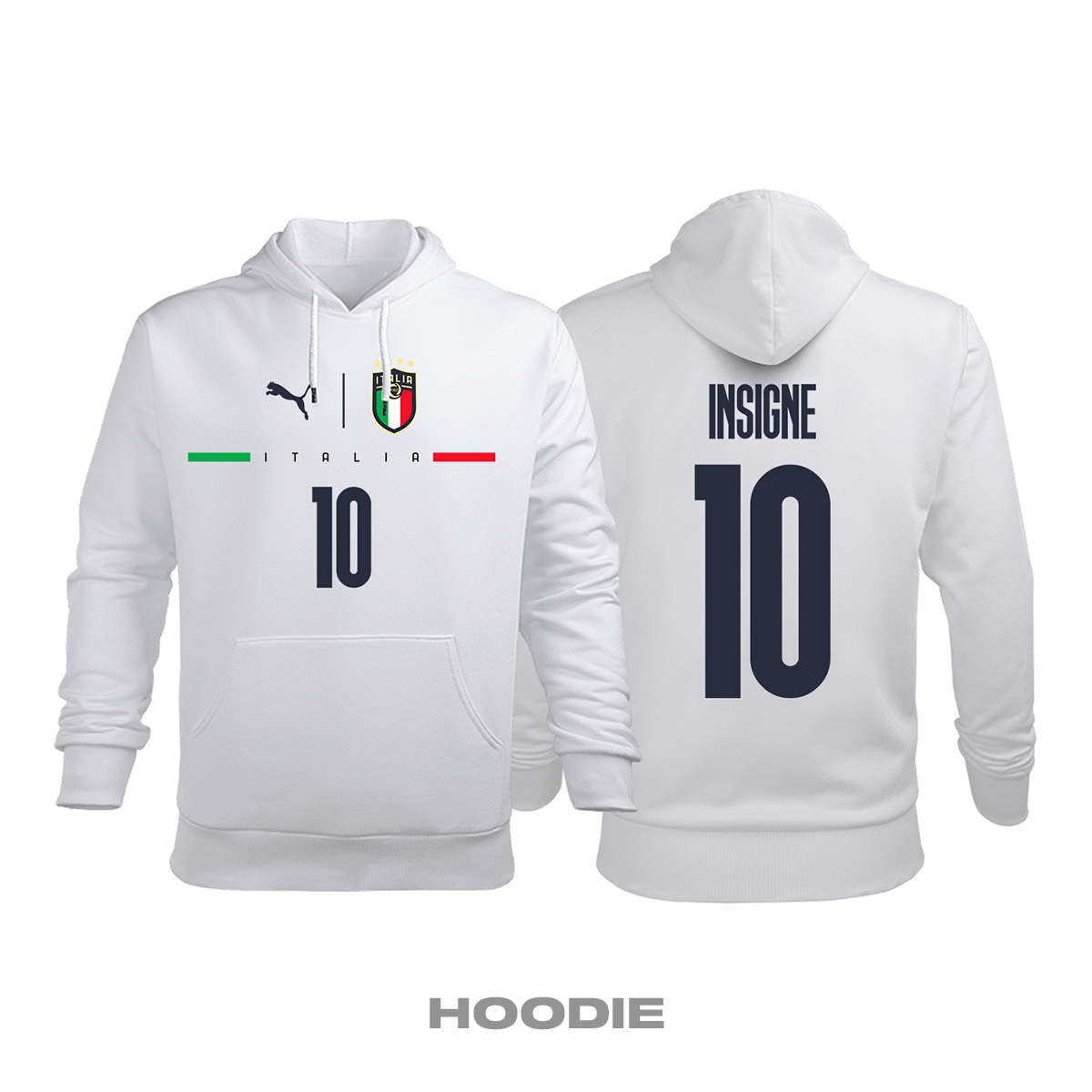 İtalya: Away Edition 2019/2020 Kapüşonlu Hoodie