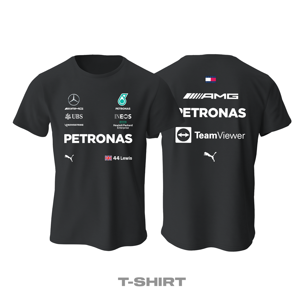 AMG Petronas F1 Team: Black Edition 2023 Tişört
