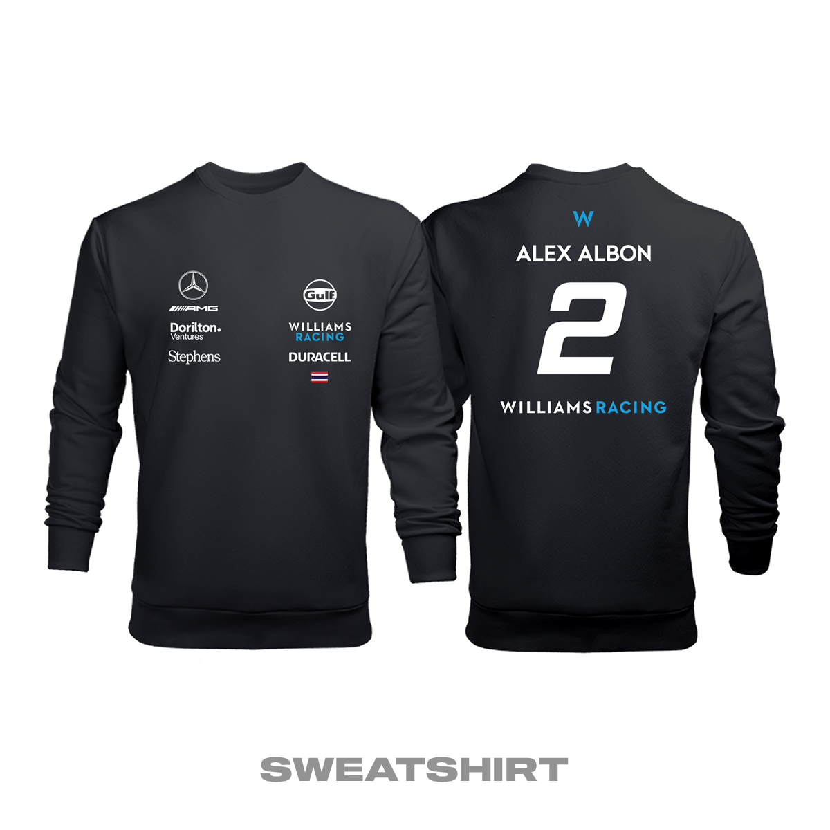 Williams Racing: Black Crew Edition 2023 Sweatshirt