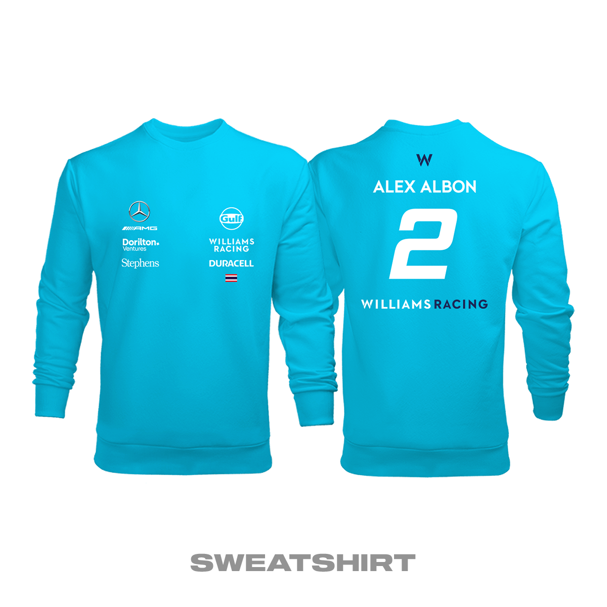 Williams Racing: Turquoise Crew Edition 2023 Sweatshirt
