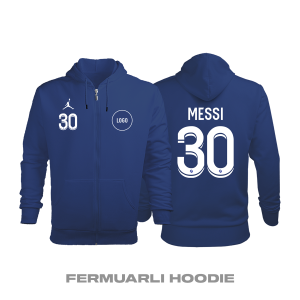 Paris FC: Home Edition 2021/2022 Fermuarlı Kapüşonlu Hoodie