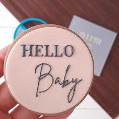 Hello Baby Kabartma Baskı