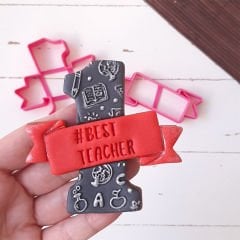 Banner'lı 1 Rakam Kurabiye Kalıbı