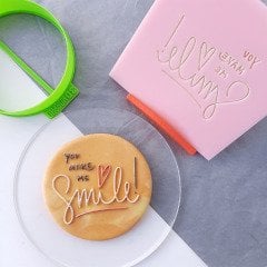 You Make Me Smile Kabartma Baskı