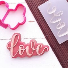 Love Set - 4 Sevgililer Günü Kabartma Baskı