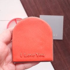 I Love You - 4 Sevgililer Günü Kabartma Baskı