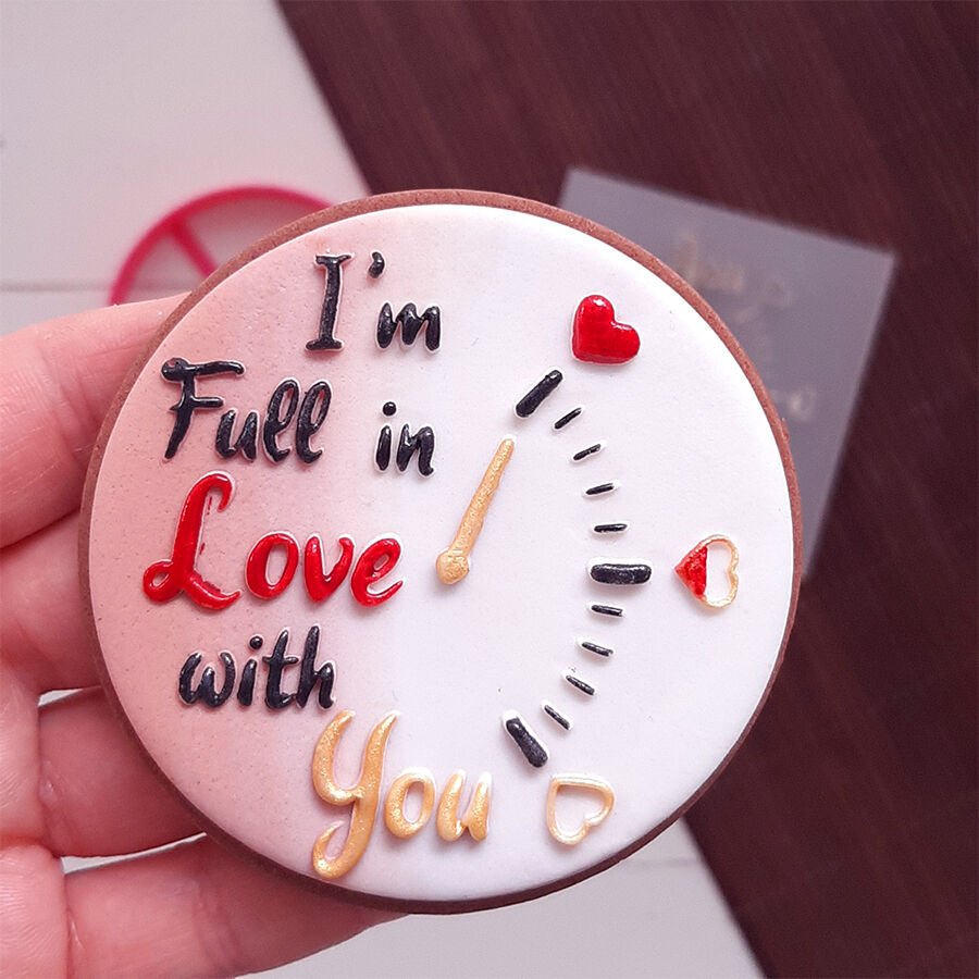 Full in Love Sevgililer Günü Kabartma Baskı