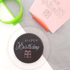 Happy Birthday-2 Kabartma Baskı
