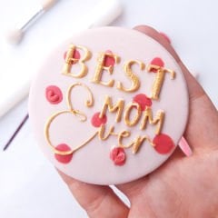Best Mom Ever -2 Kabartma Baskı