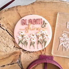 Bloom & Shine Papatya Kabartma Baskı