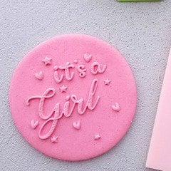 It's a Girl Kabartma Baskı