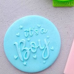 It's a Boy Kabartma Baskı