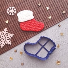 Christmas Stocking Cookie Mold 12 cm