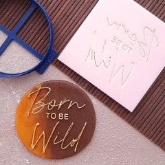 Born To Be Wild Kabartma Baskı