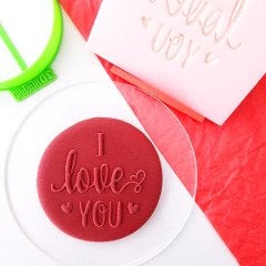 I Love You-1 Kabartma Baskı