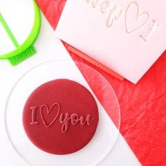 I Love You-2 Kabartma Baskı