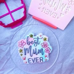 Best Mum Ever Set Kabartma Baskı