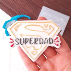 Superdad Kabartma Baskı Set
