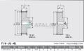 Poulie de distribution 18-T10-32F-AL