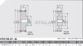 Poulie de distribution 40-5M-25F-AL