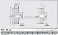 Poulie de distribution 44-T10-50-AL