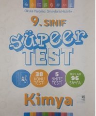 9. SINIF KİMYA SÜPER TEST ÇEK KOPAR DC YAYINLARI 2020
